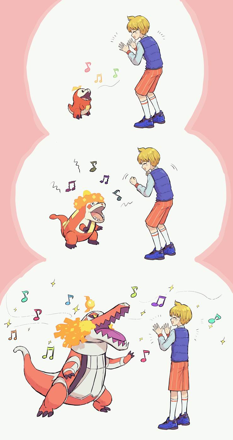 宝可梦朱紫, 呆火鳄, Skeledirge, Pokémon 1000+ bookmarks