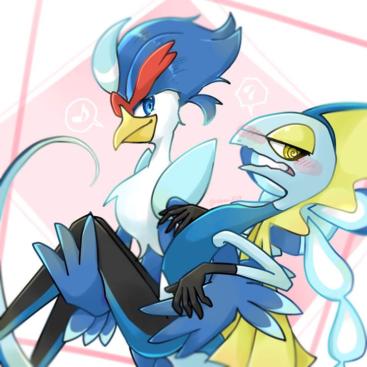宝可梦朱紫, 精灵宝可梦, carrying like a princess, Inteleon, 狂欢浪舞鸭, 腐向, Water-type, Water type starters