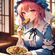 AI绘图（东方project）