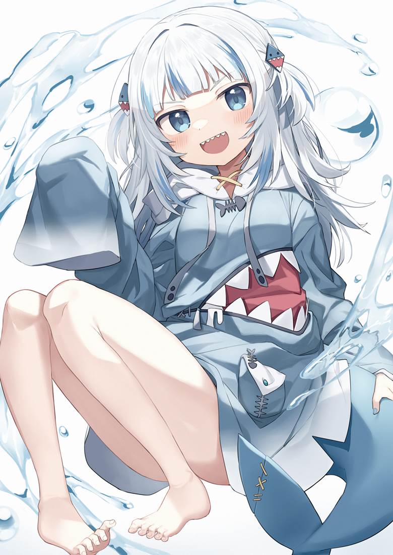 Hololive, 噶呜·古拉, 脚指