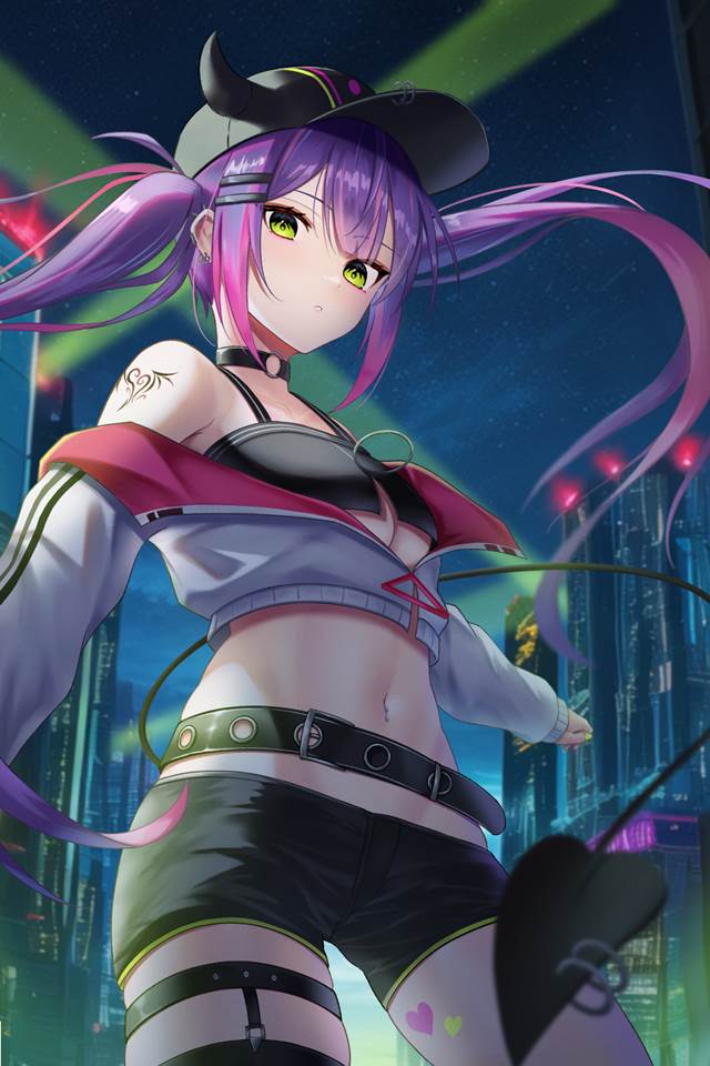 常暗永远, Hololive, 虚拟主播, Virtual YouTuber 1000+ bookmarks, belly