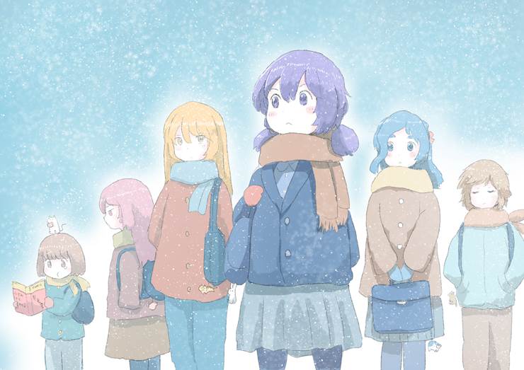 寒い日|插画师Auzenismo（羽云けむ）的冬天景色插画图片