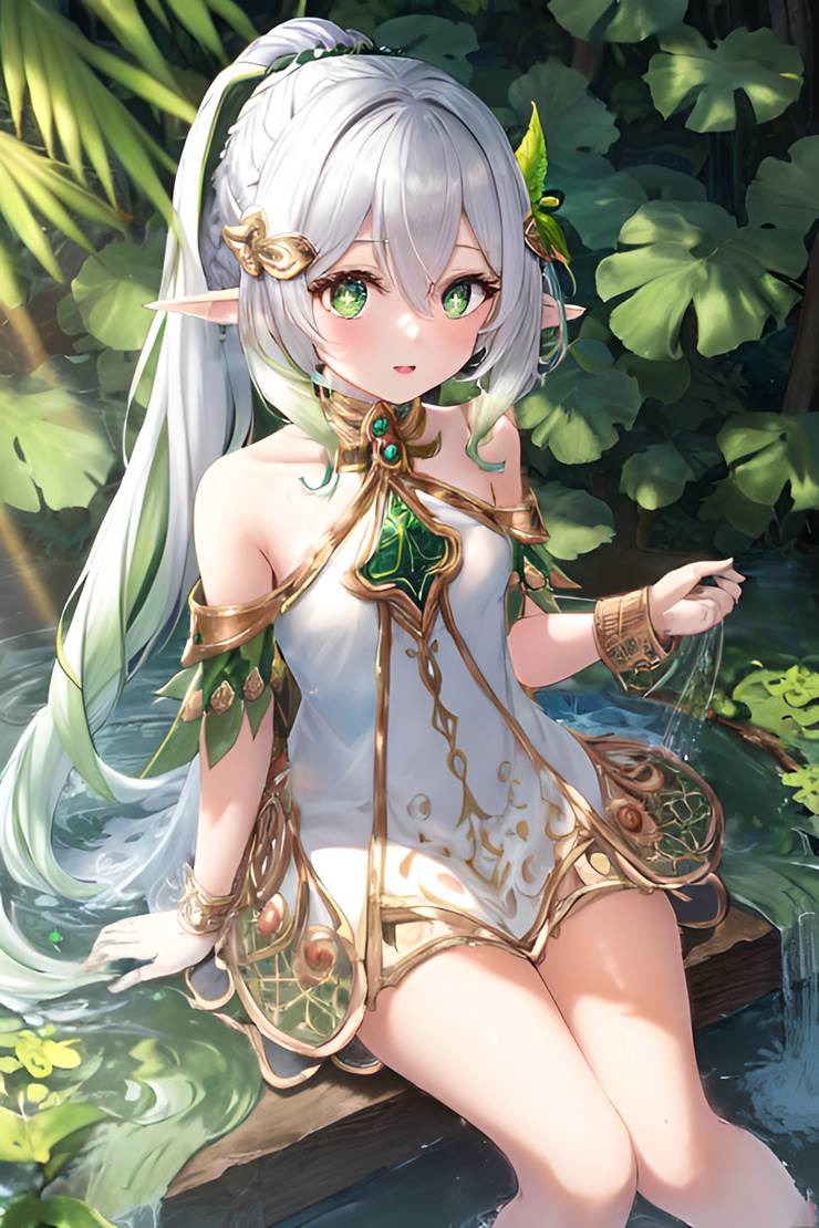 AI-Generated, AI 画作, 纳西妲, Genshin Impact, 女孩子