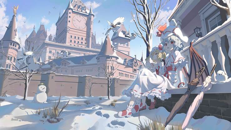东方Project同人画师，Pixiv人气插画师 鱼泼粉-ID:18538124
