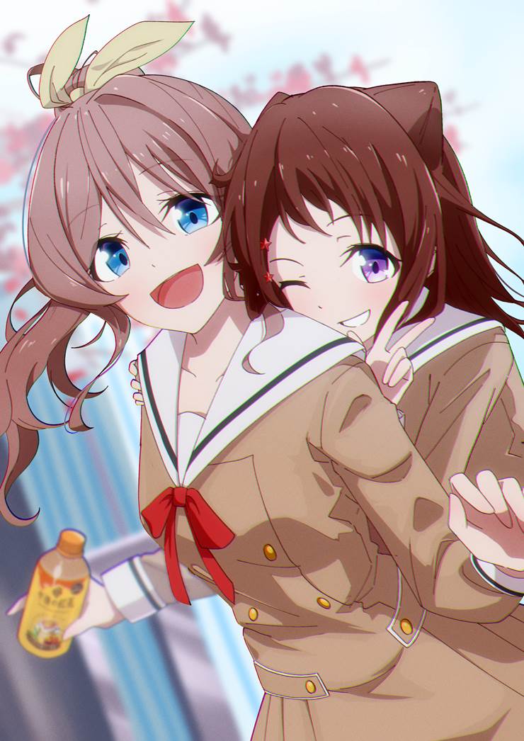 BanG Dream! Girls Band Party!, Kasumi Toyama, Saaya Yamabuki, Arisa Ichigaya, Saaya/Kasumi, BanG dream, BanG Dream! 100+ bookmarks