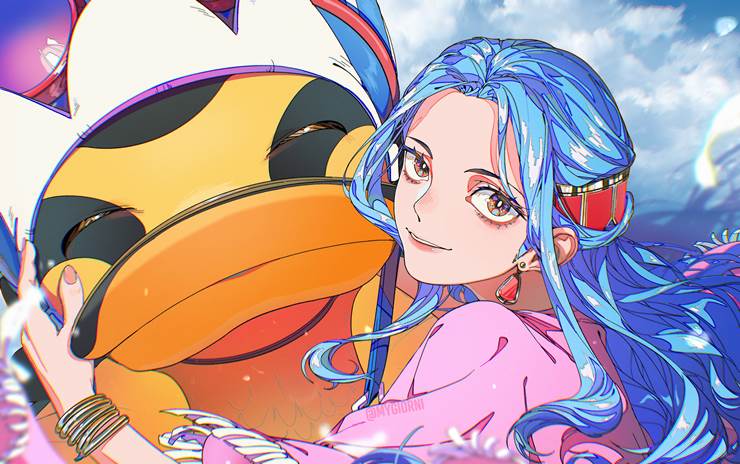 代号Miss 星期三，《海贼王》奈菲鲁塔丽·薇薇pixiv壁纸