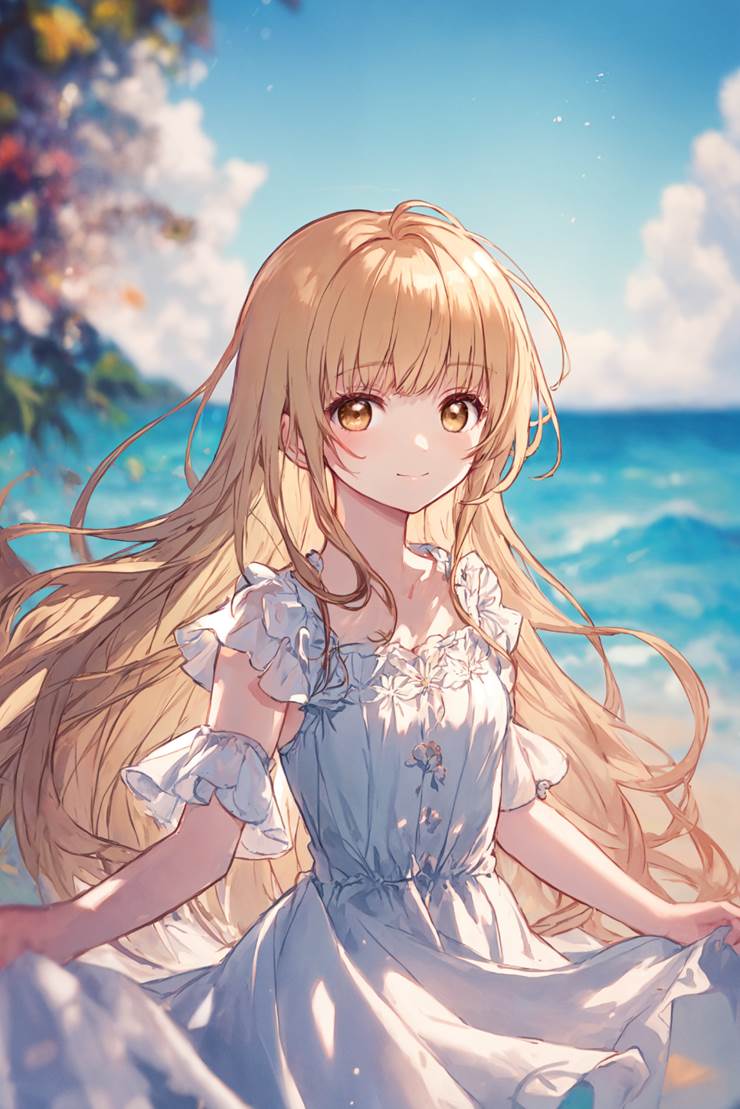 女孩子, Mahiru Shiina, 关于邻家的天使大人不知不觉把我惯成了废人这档子事, 夏天, 白色连衣裙