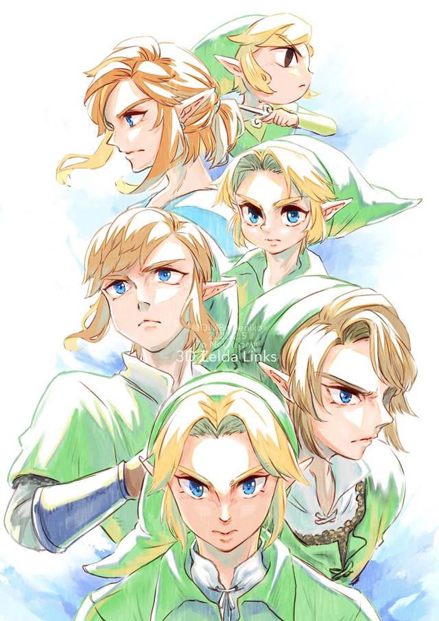 林克, 塞尔达传说, 塞尔达传说 旷野之息, 时之笛, skyward sword, twilight princess, The Wind Waker, The Legend of Zelda: Majora's Mask, 历代林克, The Legend of Zelda 100+ bookmarks