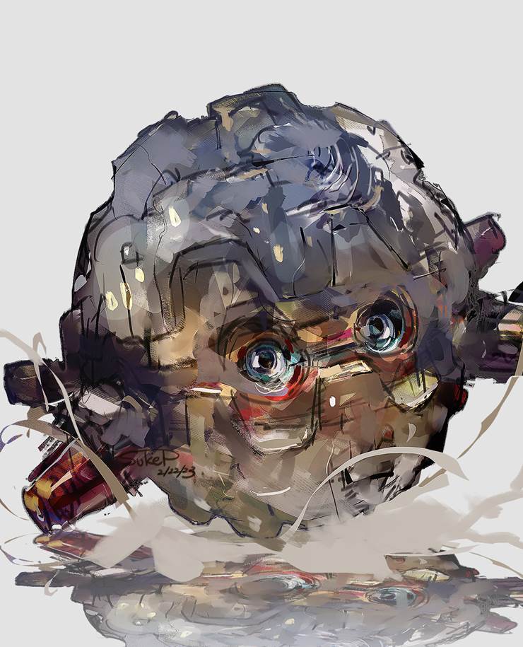 关都#205蓑衣虫宝可梦，佛烈托斯(フォレトス)插画图片