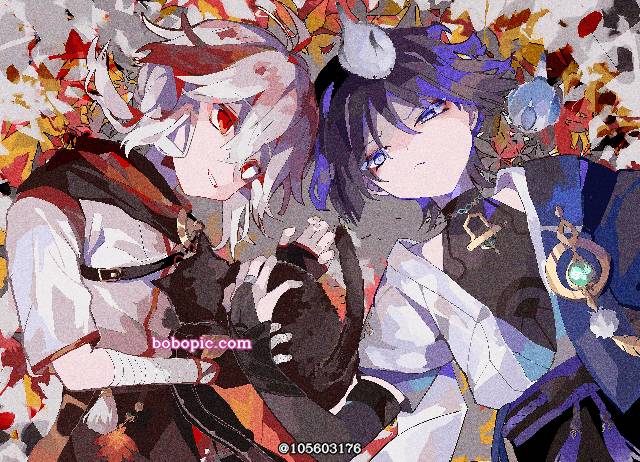 散兵, wanderer, Kaedehara Kazuha, 万叶×散兵, Kazuha/Wanderer