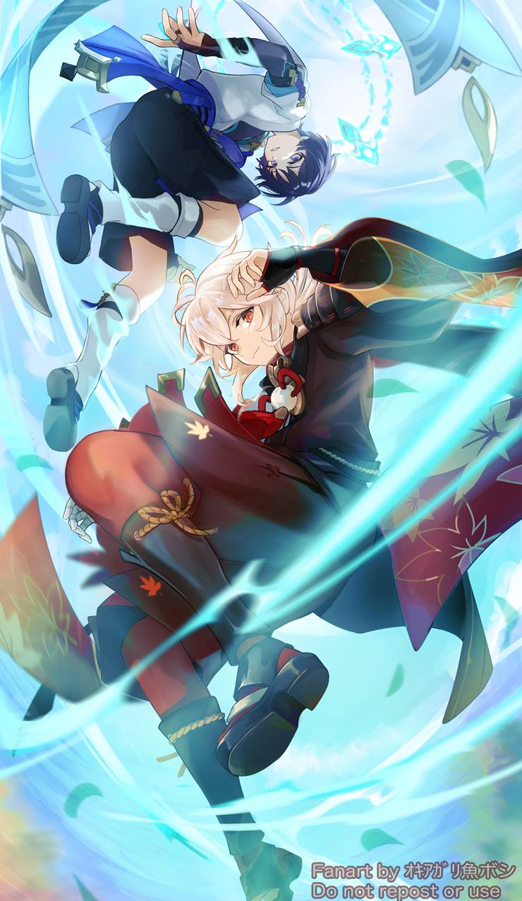 Genshin Impact, wanderer, Kaedehara Kazuha