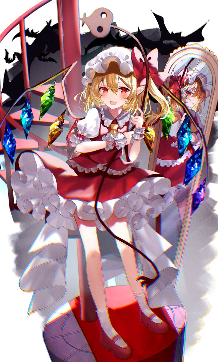 小弗兰|插画师咲崎さきｐ的芙兰朵露·斯卡蕾特插画图片