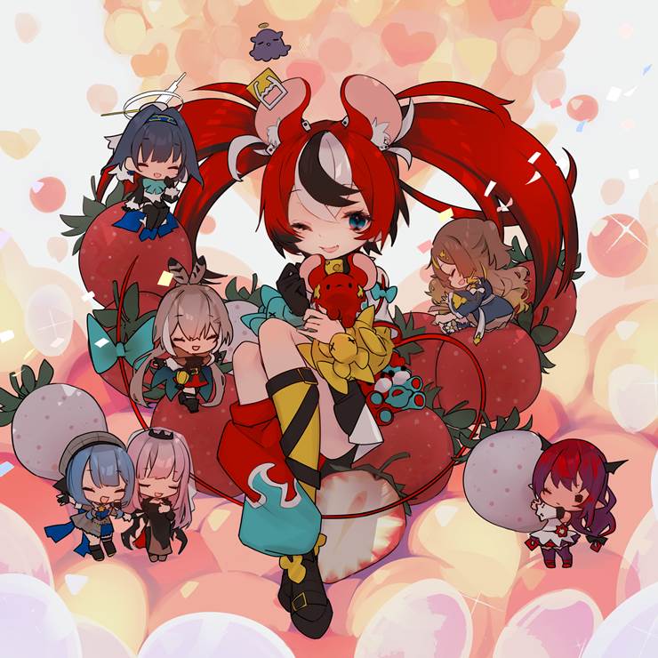 很阳光的女孩子们_P站画师些夜作品集精选_ID209895