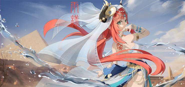 Nilou, Genshin Impact, 插画, beautiful girl, 女孩子, 魅惑的脸, 美, backlighting, 二次创作, 原神1000收藏