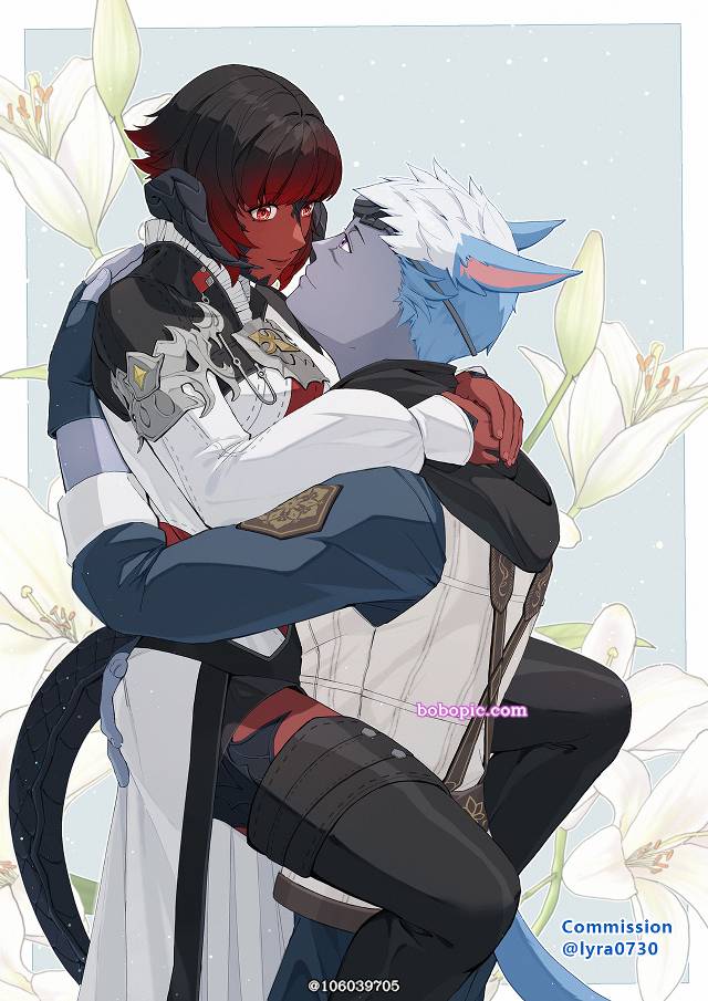 一张猫魅族,敖龙族,FFXIV,阿乌拉绘画图片
