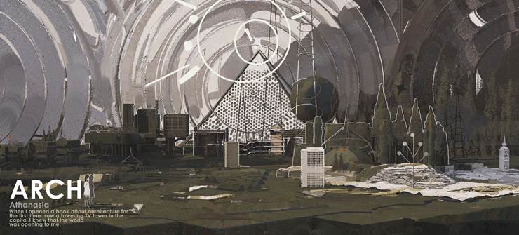 woman, 女孩子, scenery, 风景, character, illustration