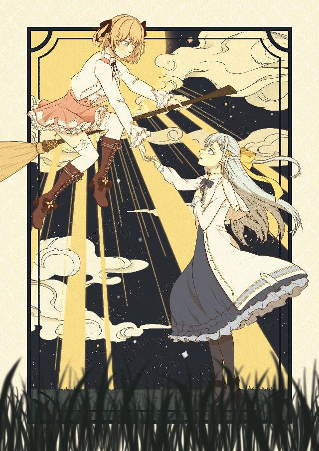艾妮丝菲亚·温·帕雷提亚, Euphyllia Magenta, The Magical Revolution of the Reincarnated Princess and the Genius Young Lady, yuri, 插画, 二次创作, Euphyllia, yuri 500+ bookmarks, 转生王女与天才千金500收藏