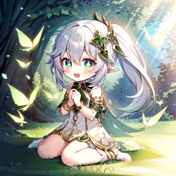Nahida, Kusanali, aI-generated illustration, Genshin Impact