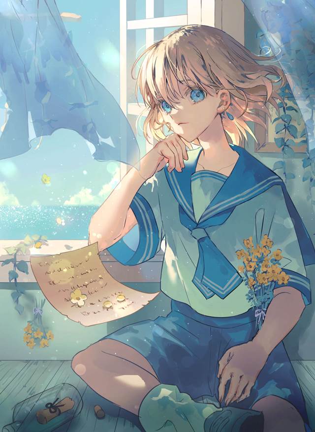 每一张神仙颜值_P站画师めめっぽ作品分享