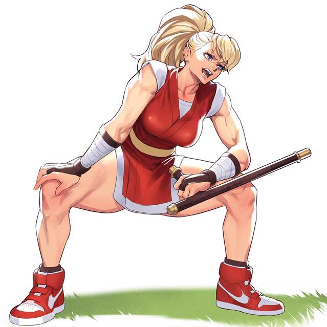 游戏《快打旋风2》的主角源柳斋真希Pixiv高清美图