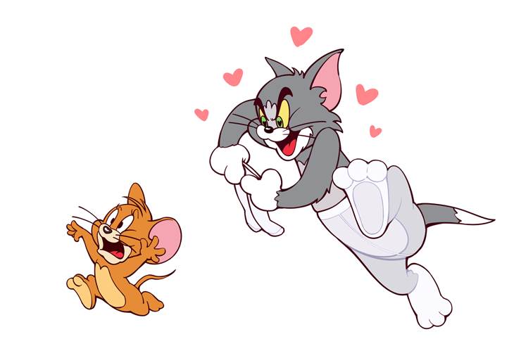 一代人的童年回忆，《猫和老鼠》pixiv插画图片