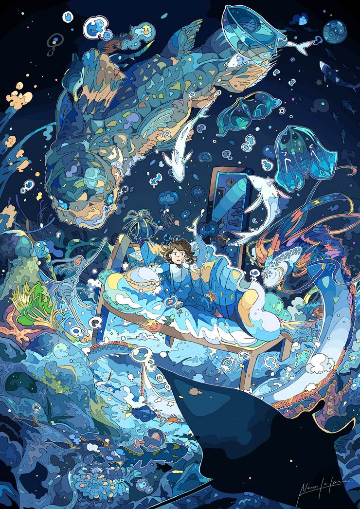 卧槽美哭,水下,水中,深海图片