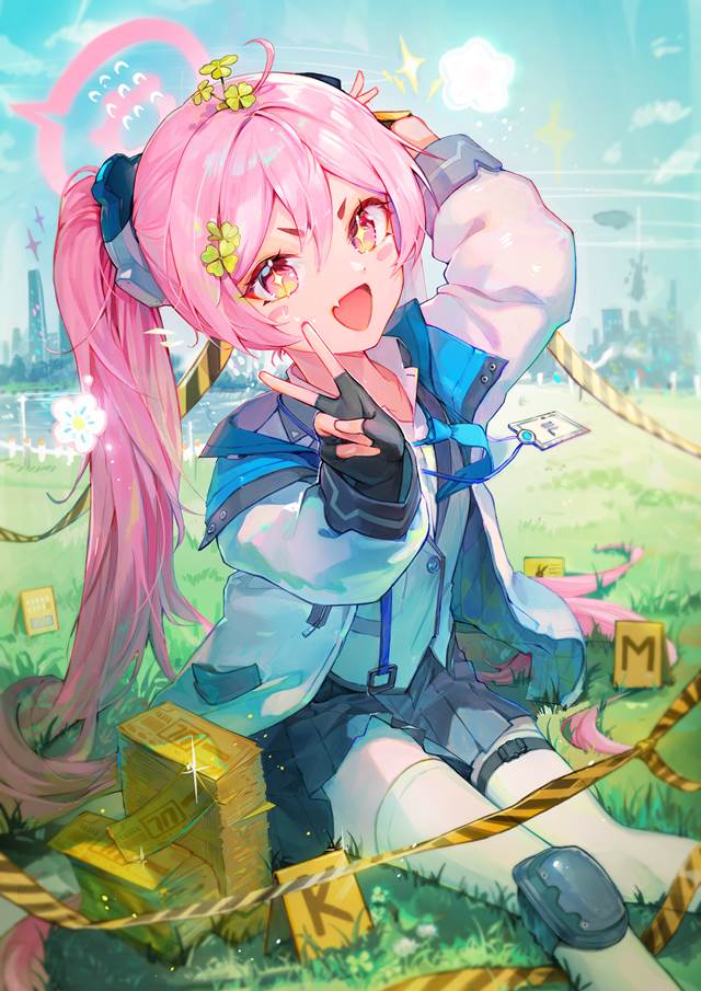 女孩子, Koyuki Kurosaki, 碧蓝档案, Seminar (Blue Archive), Millennium Science School, sparkling eyes