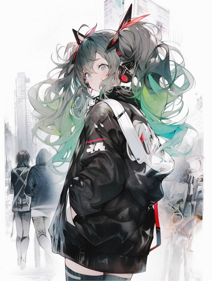 ai绘图, 女孩子, SF/fantasy