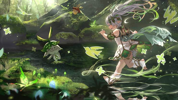 每一张都有它的色彩感，Pixiv人气插画师俄-ID:59215521