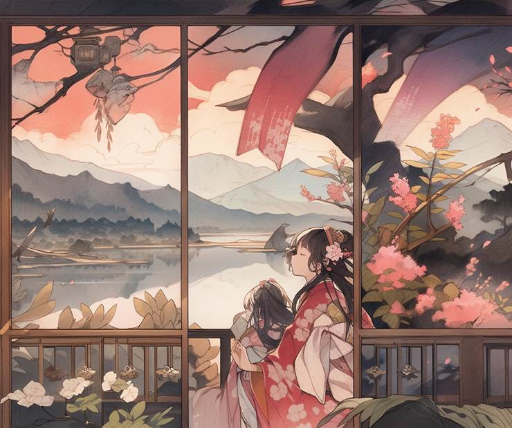 ai绘图, AI-Generated, 女孩子, background