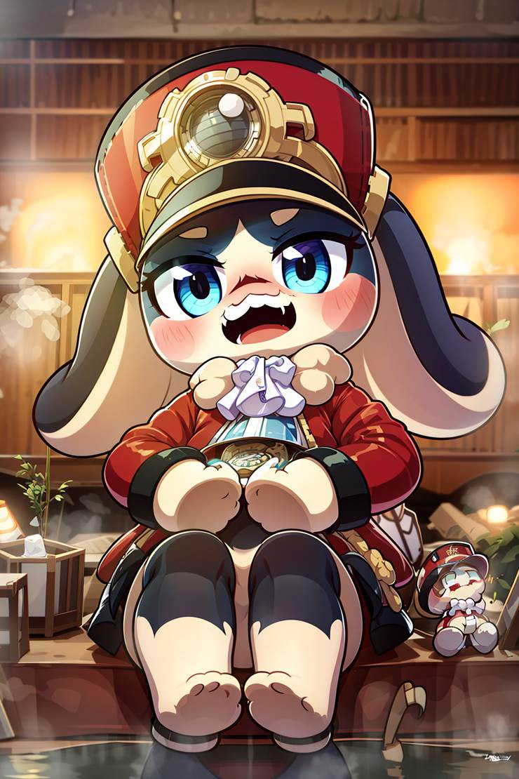 《 pom pom lora 》公布|插画师hent-AI的帕姆插画图片