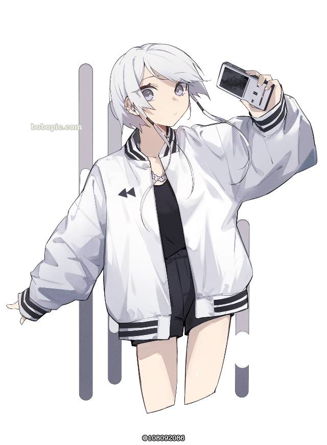 一张热裤,小女孩绘画图片