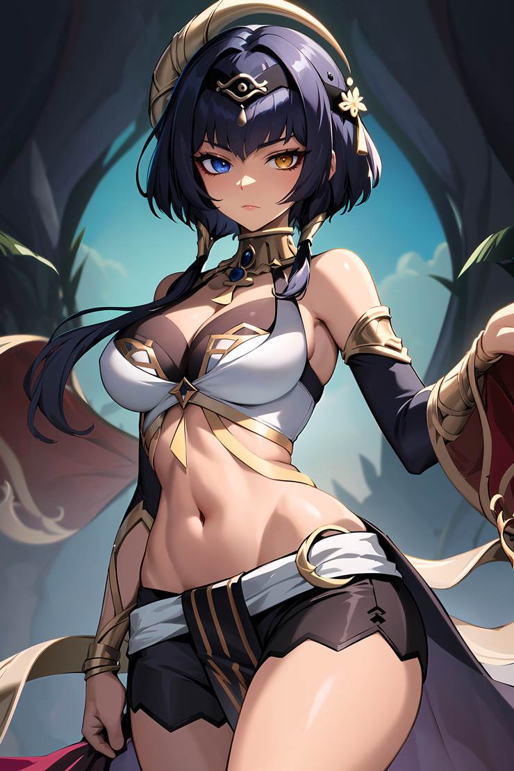 ai绘图, Genshin Impact, 坎蒂丝（原神）