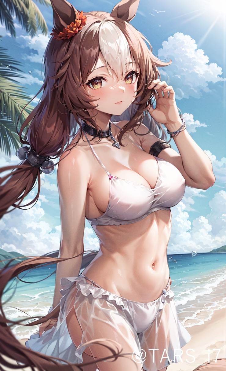 也文摄辉（赛马娘）, 赛马娘Pretty Derby, 魅惑的乳沟, 马娘, 比基尼