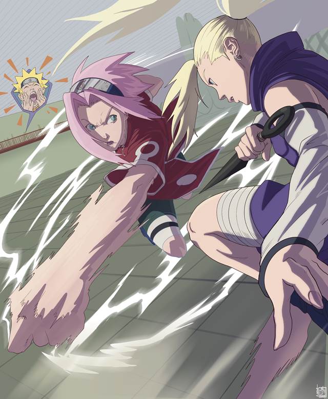 naruto, sakura haruno, Sakura Uchiha, yamanaka ino, Ino, NARUTO