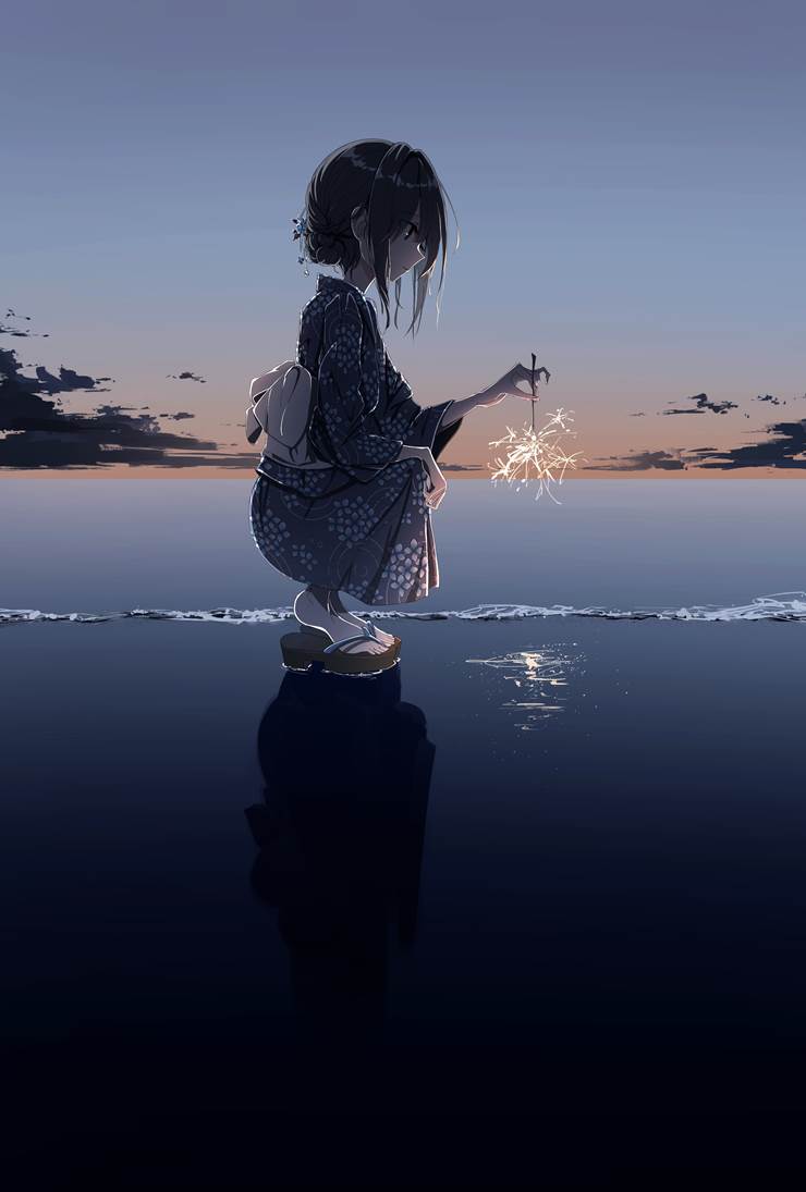 青春疼痛文学女主角的感觉_P站画师夏眠作品集精选_ID81852718