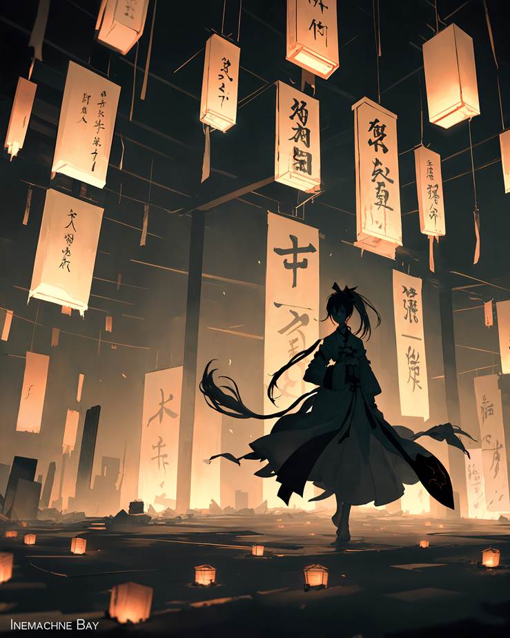 ai绘图, illustration, background, 风景, ancient, Chinese style