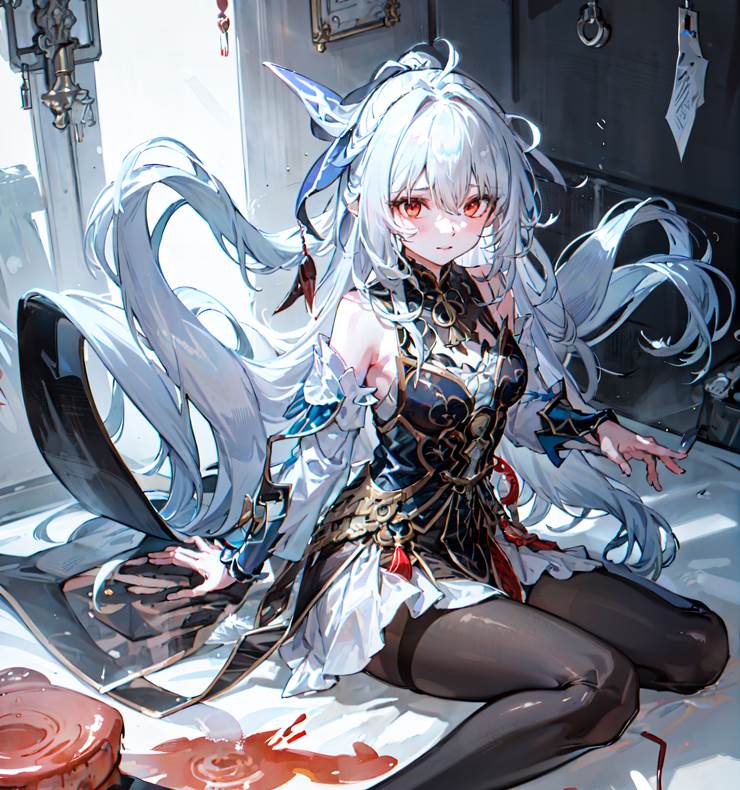 镜流师父|插画师烧龙包的镜流插画图片