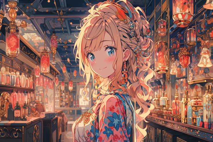 aI-generated illustration, AI-Generated, girl