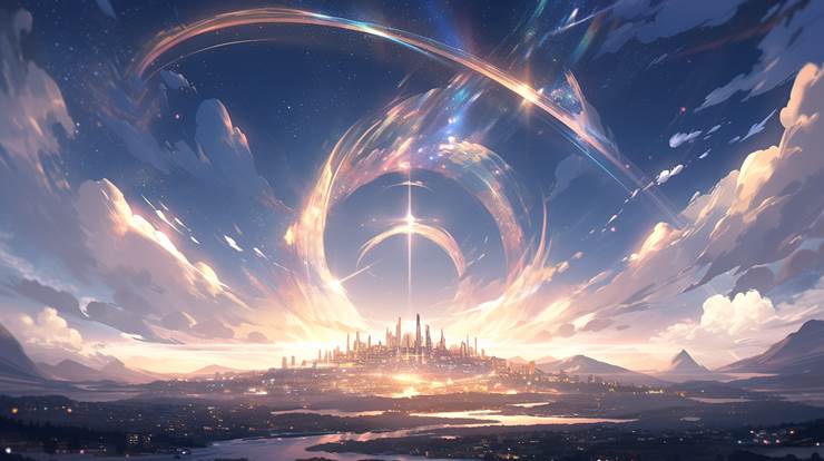 风景, background, sky, 云, ai绘图, 原创, 奇幻, scenery, scenery 500+ bookmarks