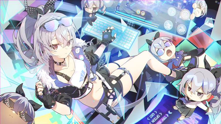 young girl, 女孩子, 可爱, 魅惑的大腿, Ginro, 银狼（星穹铁道）, 星穹铁道, 崩坏：星穹铁道5000收藏