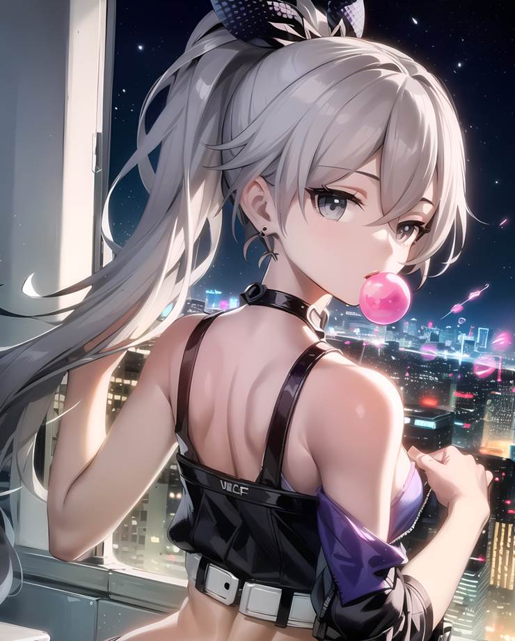 银狼（星穹铁道）, Silver Wolf, Honkai: Star Rail, Honkai: Star Rail, Bronya Zaychik, 布洛妮娅·扎伊切克, 女孩子, ai绘图, 银发