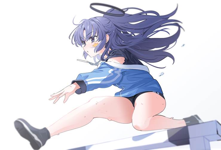 Hayase Yuuka (Sportswear), Hayase Yuuka, Blue Archive, bloomers, gym uniform, Blue Archive 10000+ users