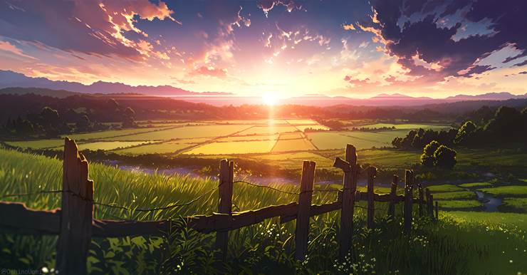 scenery, scenery, background, sky, clouds, nature, sunset