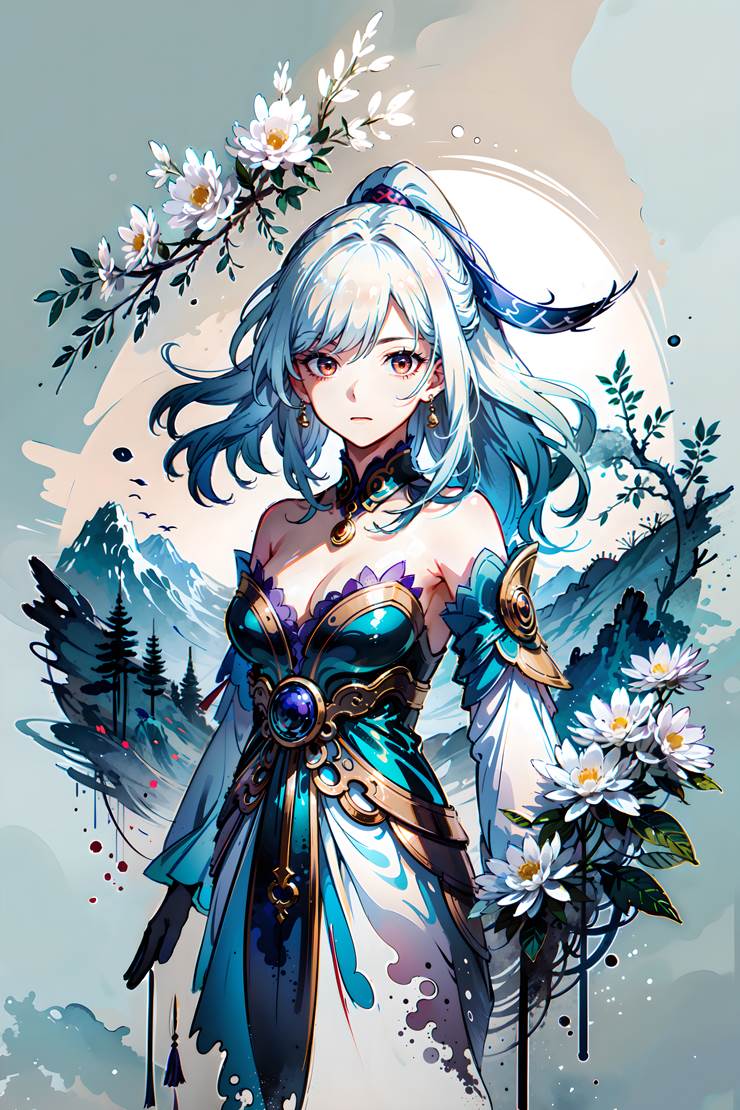 Honkai: Star Rail, 崩坏：星穹铁道, ai绘图, Keiryu, Jingliu