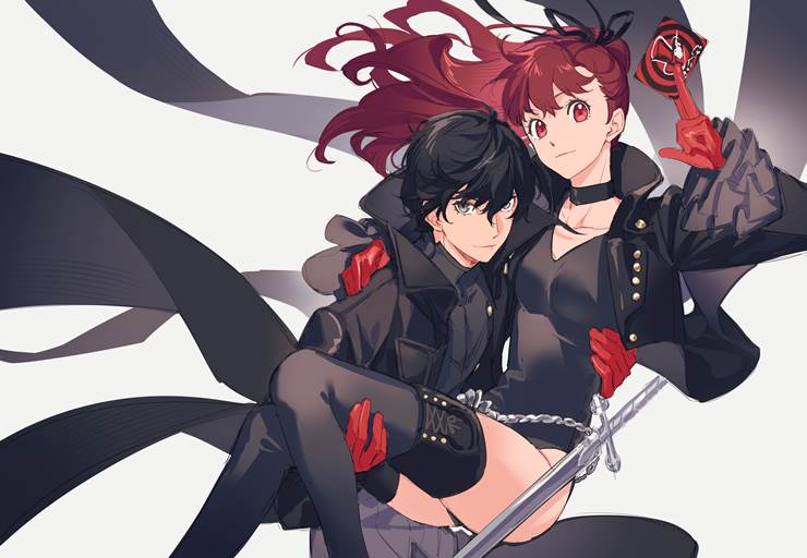 女神异闻录5,芳泽霞,主人公（女神异闻录5）,Joker/Kasumi