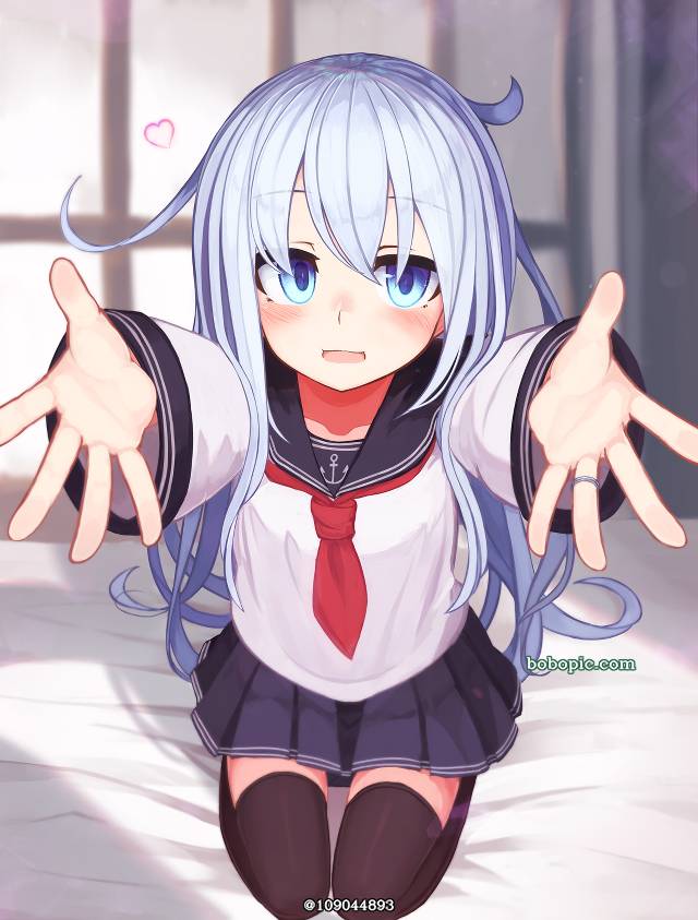 一张舰队collection,舰C,响绘画图片