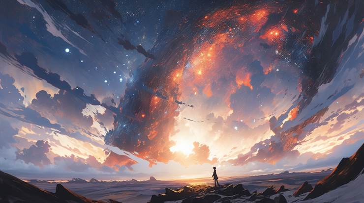 scenery, background, fantasy, fantasy, concept art, beautiful, original, AI illustration