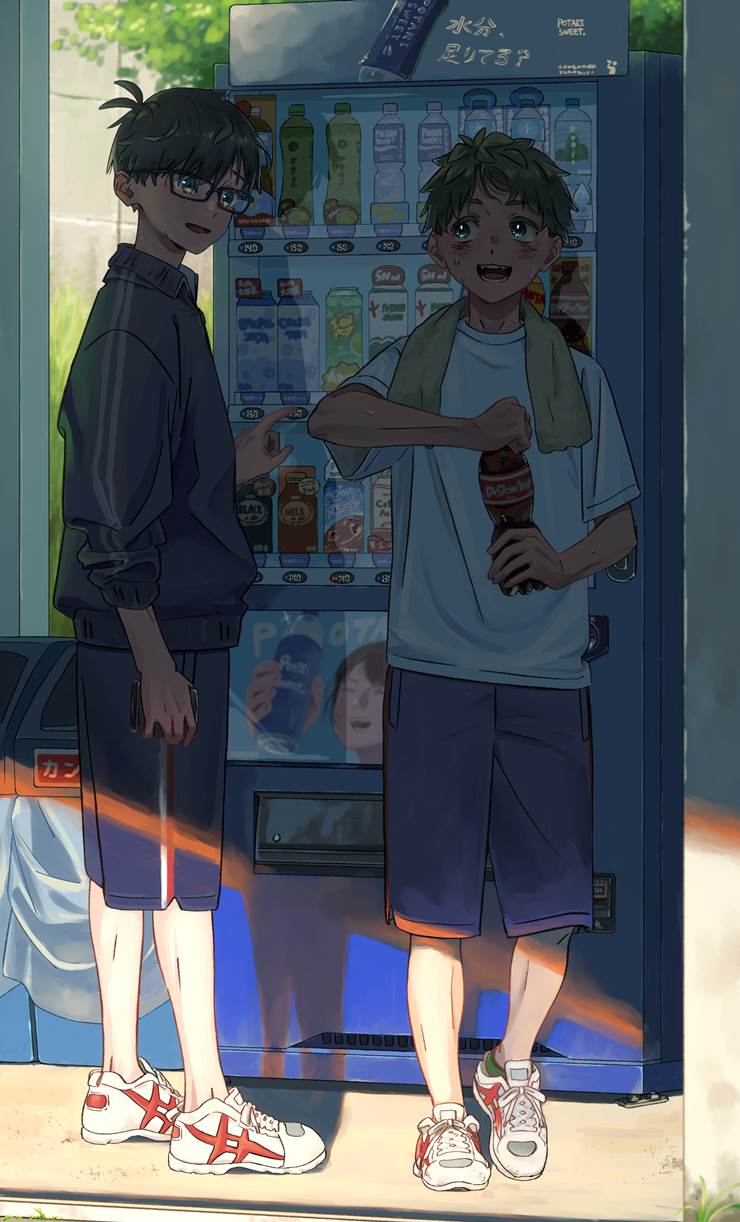 小奶狗男生_P站画师KR作品集精选_ID16996441