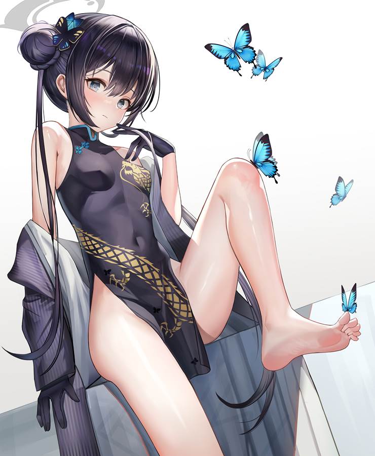 女孩子, 碧蓝档案, 妃咲, 脚底, 赤脚, 脚指, 龙华妃咲, 妃咲（蔚蓝档案）